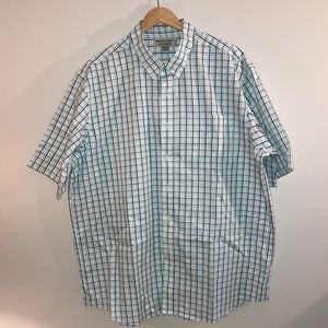 Duluth trading co. 2XL tall light blue and green